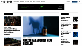 What Wired.com website looked like in 2023 (1 year ago)