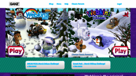 What Webkinz.com website looked like in 2023 (1 year ago)