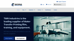 What Watertransferprinting.com website looked like in 2023 (1 year ago)