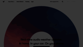 What Weatherology.com website looked like in 2023 (1 year ago)