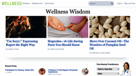What Wellness.com website looked like in 2023 (1 year ago)