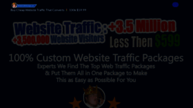 What Websitetrafficpackages.com website looked like in 2023 (1 year ago)