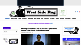 What Westsiderag.com website looked like in 2023 (1 year ago)