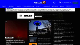 What Whnt.com website looked like in 2023 (1 year ago)