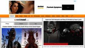 What Webneel.com website looked like in 2023 (1 year ago)