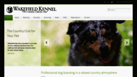 What Wakefieldkennel.com website looked like in 2023 (1 year ago)