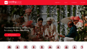 What Weddingbazaar.com website looked like in 2023 (1 year ago)