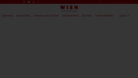 What Wien.info website looked like in 2023 (2 years ago)