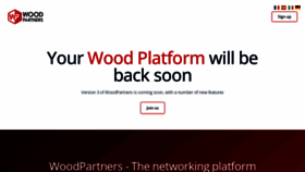 What Woodpartners.fr website looked like in 2023 (1 year ago)
