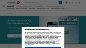 What Westermann.de website looked like in 2023 (1 year ago)