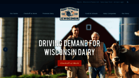 What Wisconsindairy.org website looked like in 2023 (1 year ago)