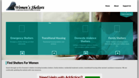 What Womenshelters.org website looked like in 2023 (1 year ago)