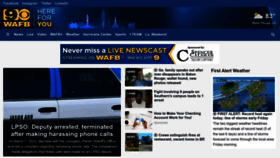 What Wafb.com website looked like in 2023 (1 year ago)