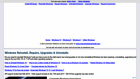 What Windowsreinstall.com website looked like in 2023 (2 years ago)