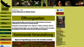 What Wildpark-eekholt.de website looked like in 2023 (1 year ago)