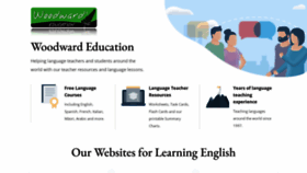 What Woodwardeducation.com website looked like in 2023 (1 year ago)