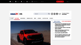 What Wheels24.co.za website looked like in 2023 (3 years ago)