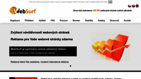 What Websurf.cz website looked like in 2023 (1 year ago)