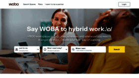 What Woba.com.br website looked like in 2023 (1 year ago)