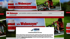 What Wobenzym.cz website looked like in 2023 (1 year ago)