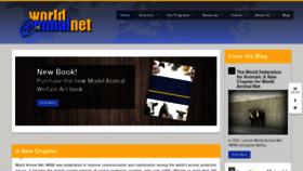What Worldanimal.net website looked like in 2023 (1 year ago)