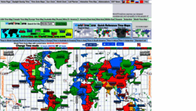 What Worldtimezone.com website looked like in 2023 (1 year ago)