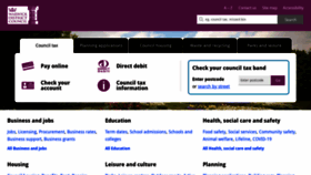 What Warwickdc.gov.uk website looked like in 2023 (1 year ago)