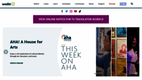 What Wmht.org website looked like in 2023 (3 years ago)