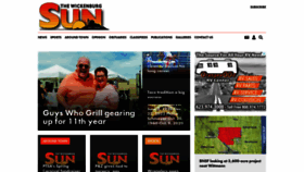 What Wickenburgsun.com website looked like in 2023 (1 year ago)