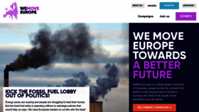 What Wemove.eu website looked like in 2023 (3 years ago)