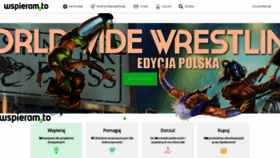 What Wspieram.to website looked like in 2023 (3 years ago)