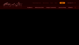 What Washcoll.edu website looked like in 2023 (1 year ago)