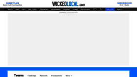 What Wickedlocal.com website looked like in 2023 (1 year ago)