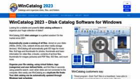 What Wincatalog.com website looked like in 2023 (1 year ago)