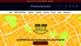 What Wheelandsprocket.com website looked like in 2023 (1 year ago)