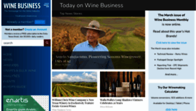 What Winebusiness.com website looked like in 2023 (1 year ago)