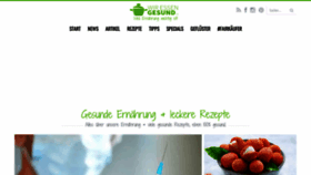 What Wir-essen-gesund.de website looked like in 2023 (1 year ago)