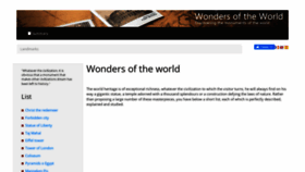 What Wonders-of-the-world.net website looked like in 2023 (1 year ago)