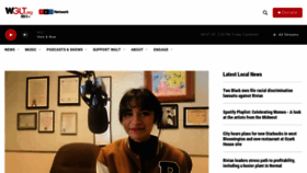 What Wglt.org website looked like in 2023 (2 years ago)