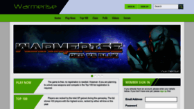 What Warmerise.com website looked like in 2023 (1 year ago)