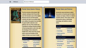 What Wikiislam.net website looked like in 2023 (1 year ago)