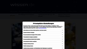 What Wissen.de website looked like in 2023 (3 years ago)