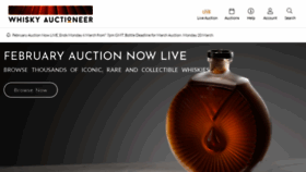 What Whiskyauctioneer.com website looked like in 2023 (1 year ago)