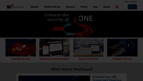 What Watchguard.com website looked like in 2023 (1 year ago)