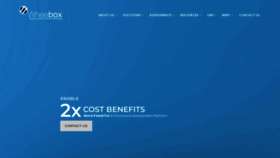 What Wheebox.com website looked like in 2023 (1 year ago)