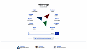 What Wikivoyage.org website looked like in 2023 (1 year ago)