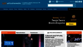 What Wirtualnemedia.pl website looked like in 2023 (1 year ago)