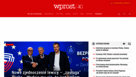 What Wprost.pl website looked like in 2023 (1 year ago)