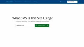 What Whatcms.org website looked like in 2023 (1 year ago)