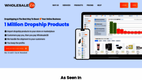 What Wholesale2b.com website looked like in 2023 (1 year ago)